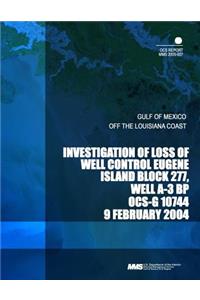 Investigation of Loss of Well Control Eugene Island Block 277, Well A-3 BP OCS-G 10744