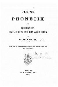 Kleine Phonetik des Deutschen, englischen und französischen