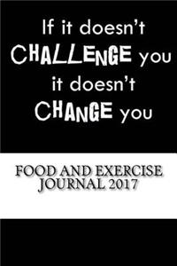 Food and Exercise Journal 2017
