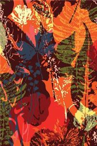 Autumn Leaves Collage 1 Grid Notebook