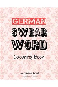 German Swear Word Colouring Book