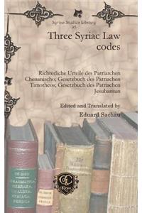Three Syriac Law codes