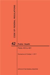 Code of Federal Regulations Title 42, Public Health, Parts 430-481, 2017