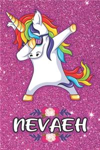 Nevaeh - Dabbing Unicorn Notebook