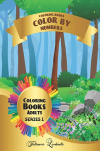 Coloring Books - Color by Numbers - Adults
