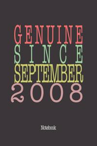 Genuine Since September 2008