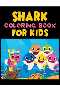 Shark Coloring Book For kids