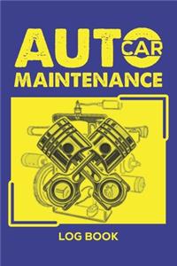 Auto Car Maintenance Log Book