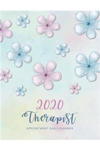 2020 Therapist Appointment Daily Planner