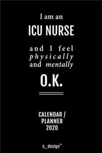 Calendar 2020 for ICU Nurses / ICU Nurse