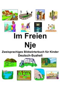 Deutsch-Suaheli Im Freien/Nje Zweisprachiges Bildwörterbuch für Kinder