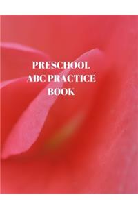 Preschool ABC Practice Book