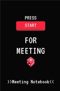 Press Start For Meeting