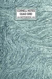 Cornell Notes Quad Grid Notebook