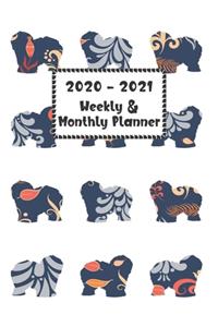 2020 - 2021 Weekly & Monthly Planner
