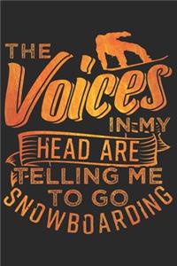Snowboard Notizbuch