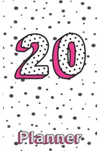 20 Planner Bullet Dot Grid Style