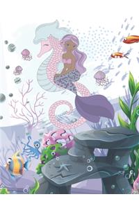 Mermaid Coloring Book Age 4