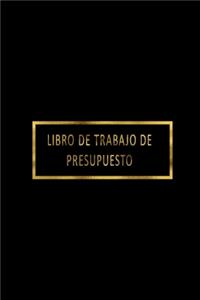 Libro de trabajo de presupuesto