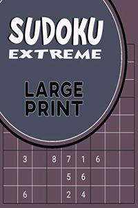 Sudoku Extreme Large Print