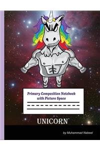 Primary composition Notebook with Picture Space
