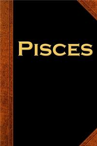 2020 Daily Planner Pisces Zodiac Horoscope Vintage 388 Pages