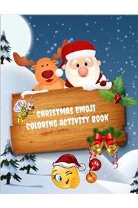 Christmas Emoji Coloring Activity Book