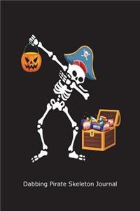 Dabbing Pirate Skeleton Journal