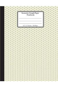 Isometric Graph Paper Notebook. 8.5