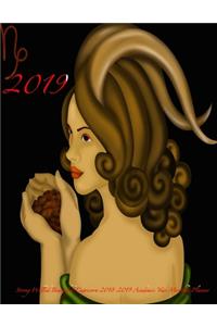 2019- Strong Willed Beautiful Capricorn 2018-2019 Academic Year Monthly Planner