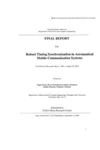 Robust Timing Synchronization in Aeronautical Mobile Communication Systems