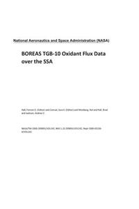 Boreas Tgb-10 Oxidant Flux Data Over the Ssa