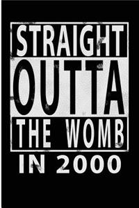 Straight Outta The Womb in 2000