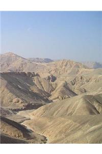 Egypt Valley of the Kings Notebook Large Size 8.5 X 11 Ruled 150 Pages Softcover