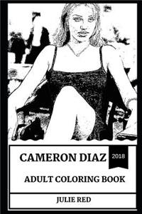 Cameron Diaz Adult Coloring Book