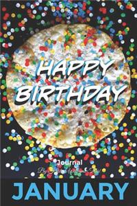 Happy Birthday Journal January