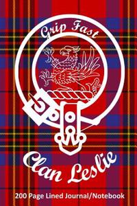 Clan Leslie 200 Page Lined Journal/Notebook