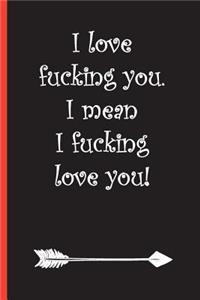 I Love Fucking You. I Mean I Fucking Love You