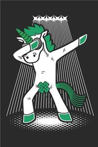 Happy St. Patrick's Day - Dabbing Unicorn