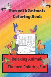 Fun with Animals Coloring Book