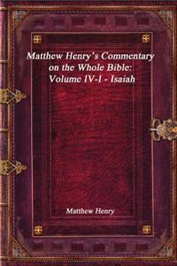 Matthew Henry's Commentary on the Whole Bible