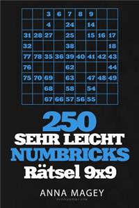 250 Sehr Leicht Numbricks Ratsel 9x9