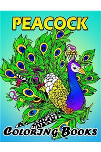 Peacock coloring books