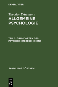 Grundarten des psychischen Geschehens