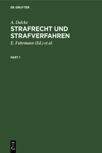 Strafrecht Und Strafverfahren