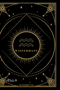 Edles Notizbuch Sternzeichen Wassermann Designed by Alfred Herler