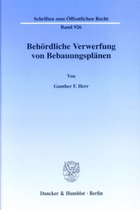 Behordliche Verwerfung Von Bebauungsplanen