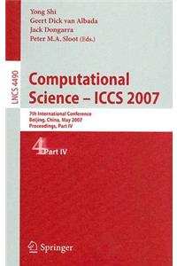 Computational Science - Iccs 2007