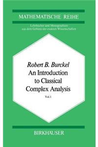 Introduction to Classical Complex Analysis