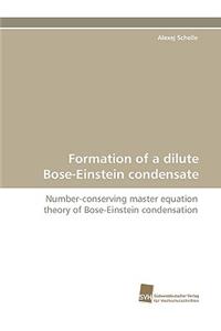 Formation of a dilute Bose-Einstein condensate
